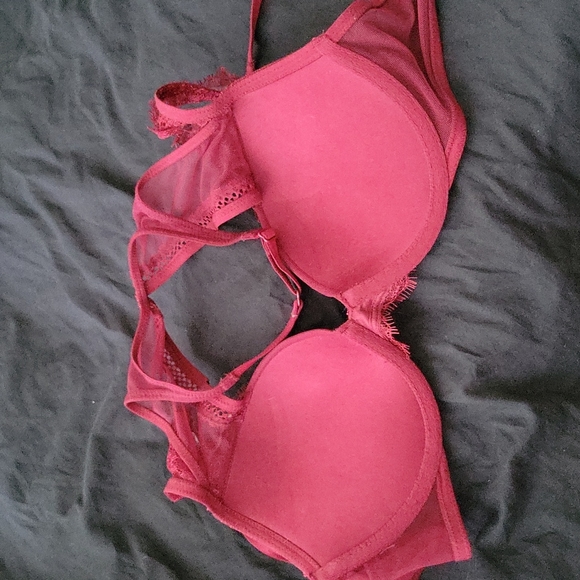 Victoria's Secret Very Sexy Push Up Maroon bra, sz 34B - Picture 8 of 10